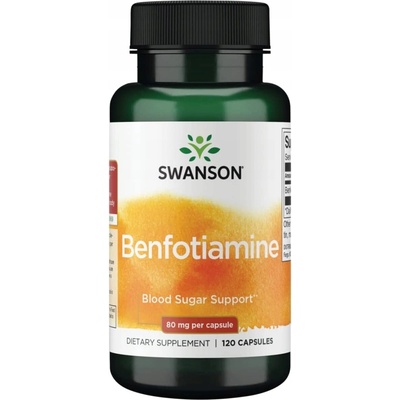 Swanson Health Products Benfotiamin kapsle 120 ks