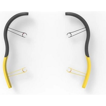 Parrot Резервна част за Parrot Bebop EPP, оригинални резервни странични предпазители, черен/жълт