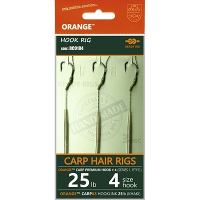 Life Orange návazce Carp Hair Rigs S1 20lbs vel.6 3ks