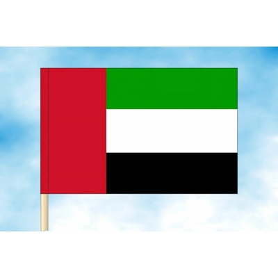 LIBEA, s.r.o. Vlajka Spojených arabských emirátů (SAE) Rozměr: 30×45 cm, Uchycení: Návlek na žerď