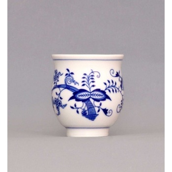 Cibulák Pohárek na čaj 0,18 l originální cibulákový porcelán Dubí cibulový vzor 1.jakost 10593