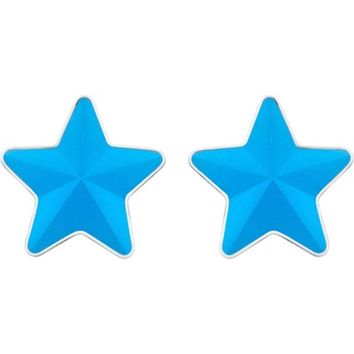 Preciosa oceľové náušnice s matnou hviezdičkou Virgo Akva 7343 77