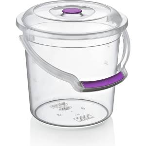 Chomik Прозрачна кофа с капак и мерителна скала 5l 64051 (HOB081183)