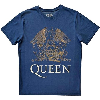 Queen Crest Denim Blue M Риза (<![CDATA[QUTS22MD02]]>)