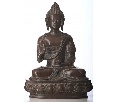 Kovová socha/Buddha