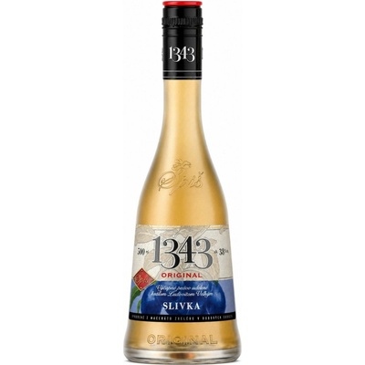 Spiš Originál 1343 Slivka 38% 0,5 l (čistá fľaša)