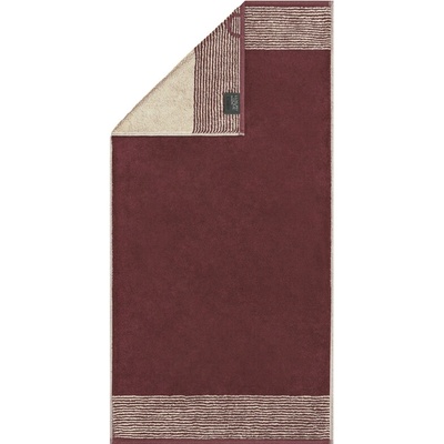 Cawö ručník Luxury Home Two Tone 590 bordó 30 x 50 cm