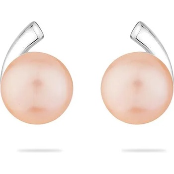 Image 1 of Swan Сребърни обици със сладководни розови перли SE0002AP Swan