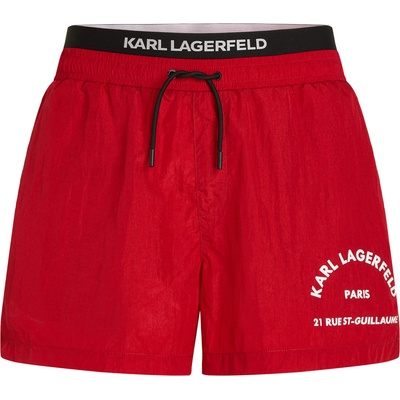 Karl Lagerfeld Шорти за плуване червено, размер XL
