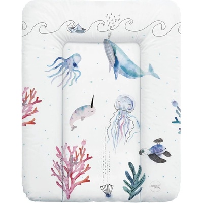 Ceba Baby podložka MĚKKÁ Watercolor World Ocean 50 x 70