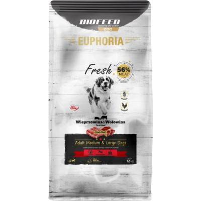 Euphoria Fresh s bravčovým a hovädzím mäsom stredné a veľké plemená 12 kg