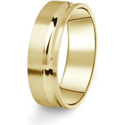 Danfil prsten DF07 P žluté povrch brus