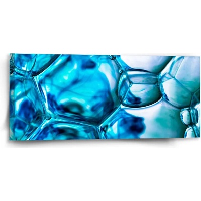 Sablio Obraz Modré bubliny - 110x50 cm