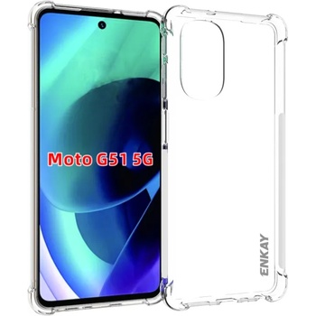Image 1 of Motorola Moto G51 5G Удароустойчив ENKAY Силиконов Калъф