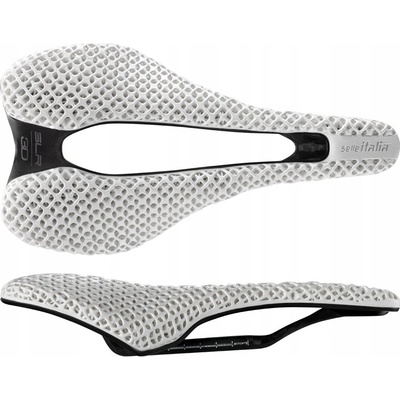Selle Italia sedlo SLR Boost 3D Kit Carbonio Superflow S3 bílé