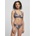 Urban Classics Lace Up Tie Dye bikini - Black (Black / White)