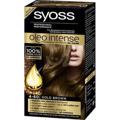 Syoss Oleo Intense 4-60 zlatohnedý