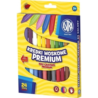 ASTRA Voskové farbičky Premium 24ks