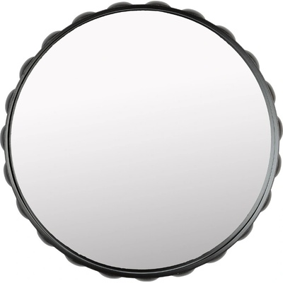 Zuiver Černé kovové závěsné zrcadlo Bubbles 50 cm