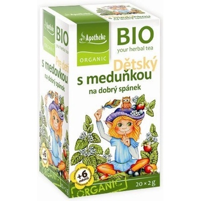 APOTHEKE ovocný čaj s meduňkou BIO 20 x 2 g
