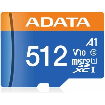 ADATA MicroSDXC 512GB AUSDX512GUICL10A1-RA1