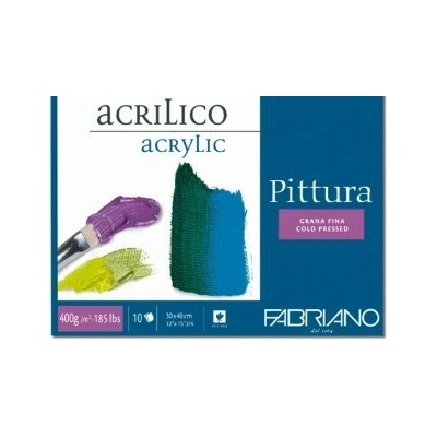 Fabriano blok Pittura na akryl 400g/m2 viac rozmerov Rozmer: 25x35 cm