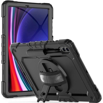 GKK Калъф с Дръжка за SAMSUNG Tab S9 FE, Solid360 Case, Черен (9319456606249)