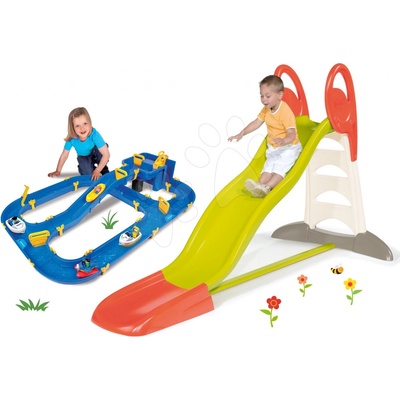 Smoby Big set Toboggan XL a vodní hra Waterplay Niagara