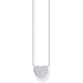 Thomas Sabo KE2277-051-14-L45V Silver Heart Necklace with Zirconia 40-45 cm Ladies, Жени