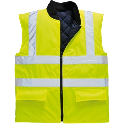 Portwest HI VIS vesta S469 Obojstranná reflexná vesta HV žltá