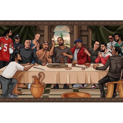 Plagát, Obraz - The Last Supper Of Hip Hop, 91.5 × 61 cm