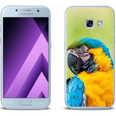 Pouzdro mmCase gelové Samsung Galaxy A3 (2017) - papoušek ara 2