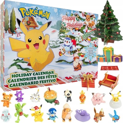 Jazwares LLC. Adventný kalendár Pokémon 115227