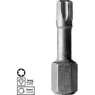 Skrutkovací bit Bosch Diamond Impact T25, L 25 mm - 2608522046