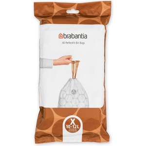 Brabantia Торбички за боклук Brabantia PerfectFit размер X 10-12 л 40 бр (138041)