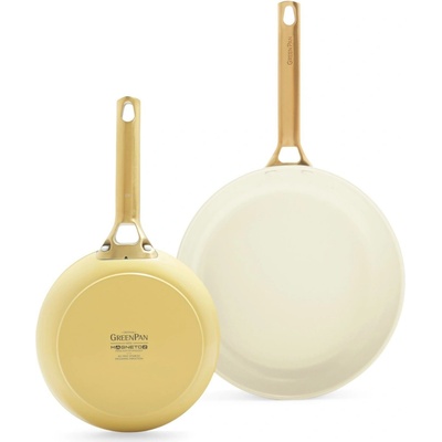 Sada 2 pánví 20 a 26 cm GreenPan Padova Reserve keramická nepřilnavá, žlutá – prémiová sada z oficiální distribuce, keramická nepřilnavá vrstva bez PFAS CC008486-001