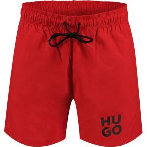 HUGO BOSS Бански гащета HUGO Paolo 10273126 01 swimming shorts - Red (Open Pink)