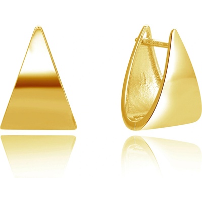 AGATO Originální pozlacené náušnice AGUC2677-GOLD