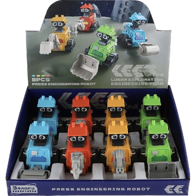TEDDIES Vesmírny robot na zotrvačník 14cm