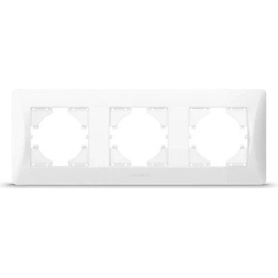 Videx ТРОЙНА ХОРИЗОНТАЛНА РАМКА vf-bnfr3h-w binera videx - БЯЛ