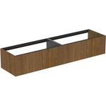 Ideal Standard Atelier Conca стенен долен шкаф, цвят тъмен орех, 2 чекмеджета, 200 см (T3987Y5)