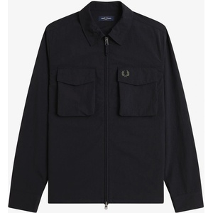 Fred Perry Men's Overshirt - Black 102 - sportihobi - 481,11 лв
