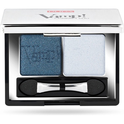 Pupa Milano Očné tiene Vamp! Compact Duo Eyeshadow 012 Magnetic Blue 2,2 g