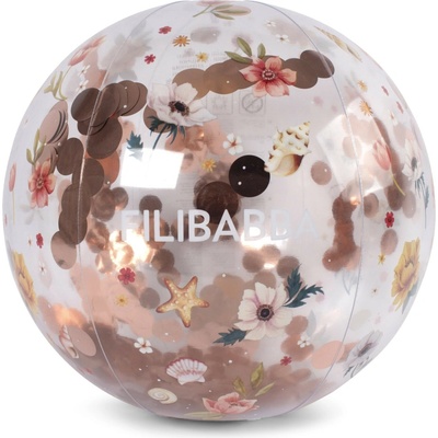 Filibabba Plážová lopta Alfie Ocean Blossom Confetti