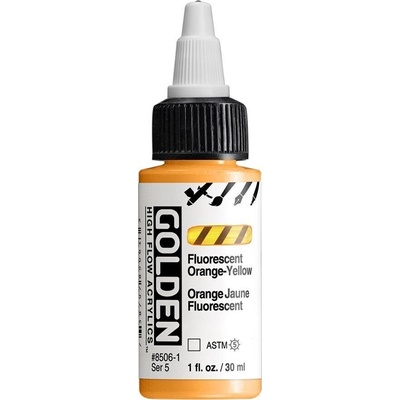 Golden Artist Colors High Flow АКРИЛНА боя Fluorescent Orange Yellow 30 ml 1 бр (0008506-1)