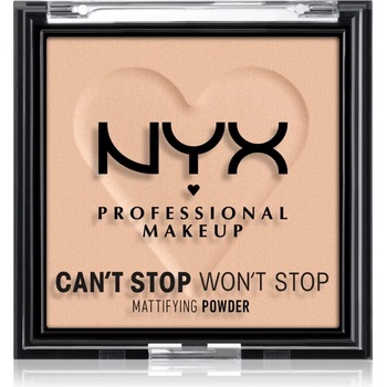 NYX Professional Makeup Can't Stop Won't Stop Mattifying Powder матираща пудра цвят 03 Light Medium 6 гр