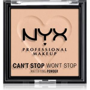 NYX Professional Makeup Can't Stop Won't Stop Mattifying Powder матираща пудра цвят 03 Light Medium 6 гр