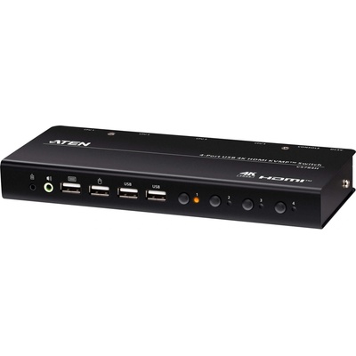 ATEN Kvm Суич aten cs784h, контрол на 4 hdmi+usb. 4k (cs784h)