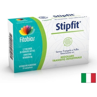 Fitobios Сена 260 mg + зърнастец + псилиум - При запек и за естествена чревна перисталтика, Stipfit®, 20 таблетки (430598 FITO)