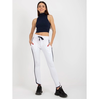 Dámske tepláky LO-DR-LK-239.43P RUE PARIS Biela